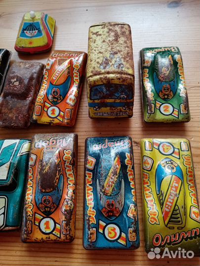 Машинки советские жестяные