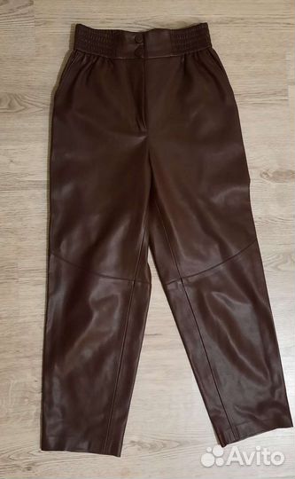 Кожаные брюки lime