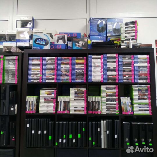 Продажа игровых консолей,дисков и аксессуаров