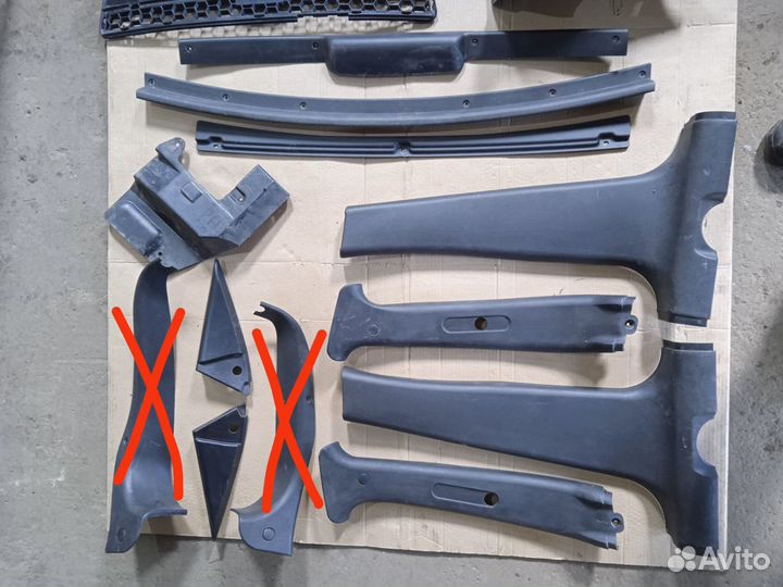 Пластик салона и кузова Chevrolet Niva