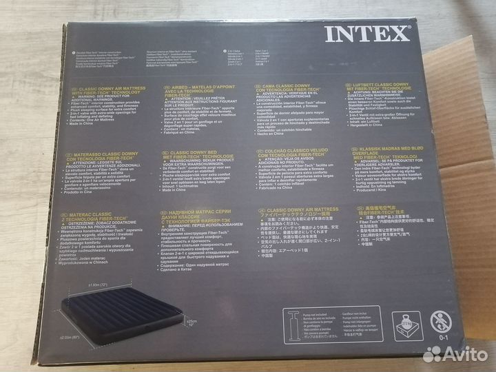 Надувной матрас Intex 2х1,8