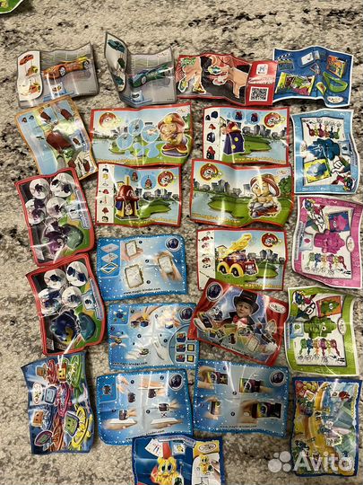 Вкладыши киндер 90