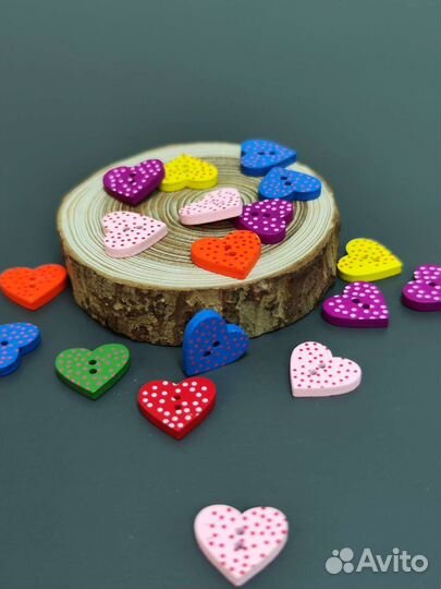 Пуговицы деревянные