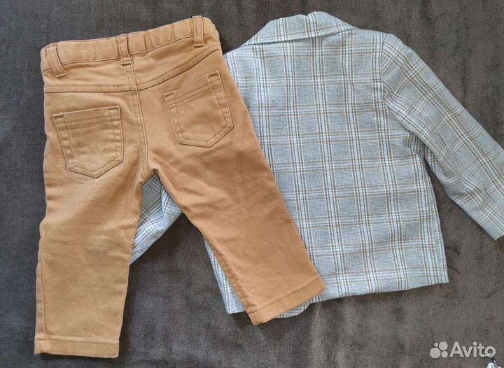 Костюм пиджак и брюки 86 92