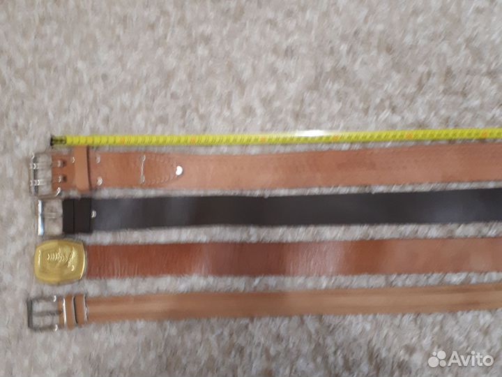 Мужской кожаный ремень