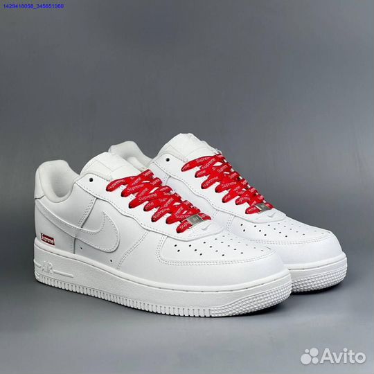 Кроссовки Nike Air Force 1 Low & Supreme (Арт.74513)