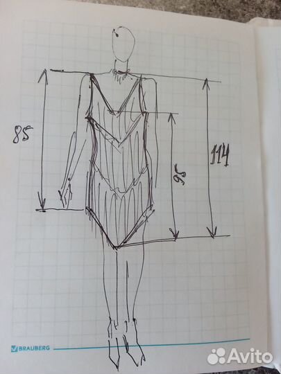 Платье для бальных танцев