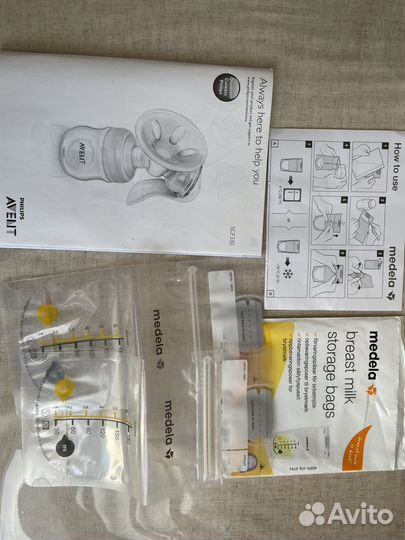 Молокоотсос ручной philips avent