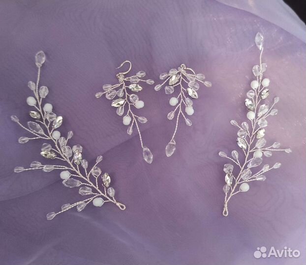 Украшения для невесты ручной работы