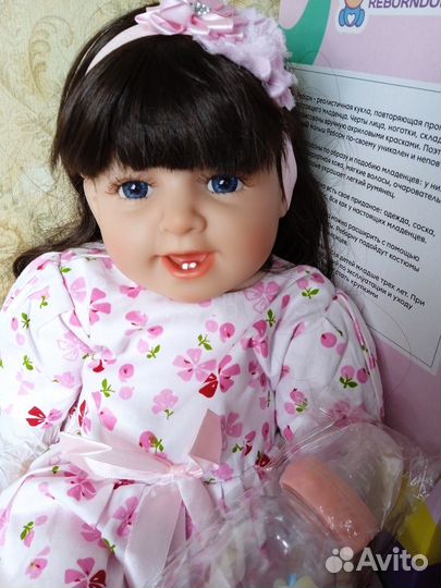 Кукла реборн новая силиконовая девочка