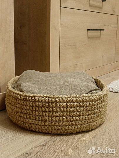 Лежанка из джута 