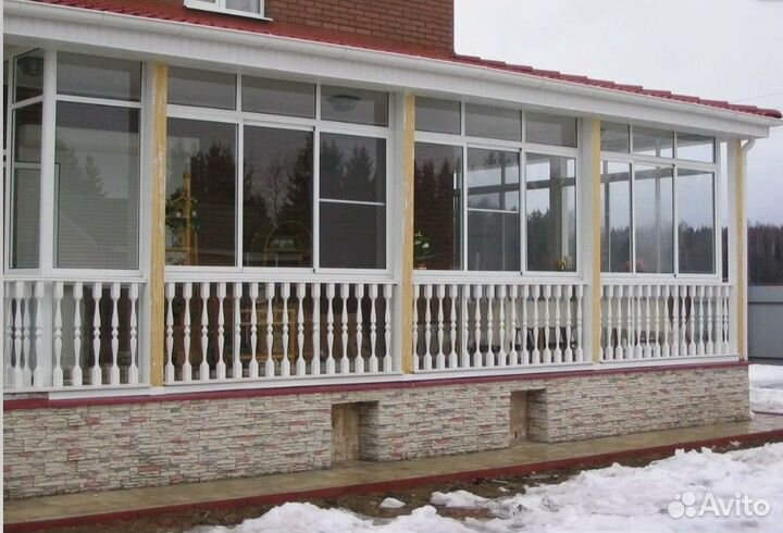 Остекление коттеджа