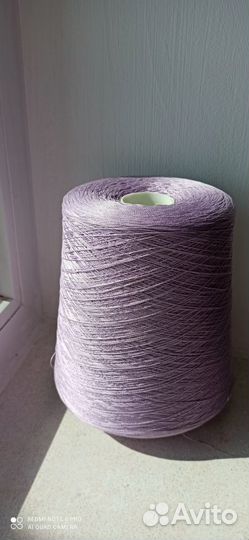 Пряжа в бобинах хлопок 100