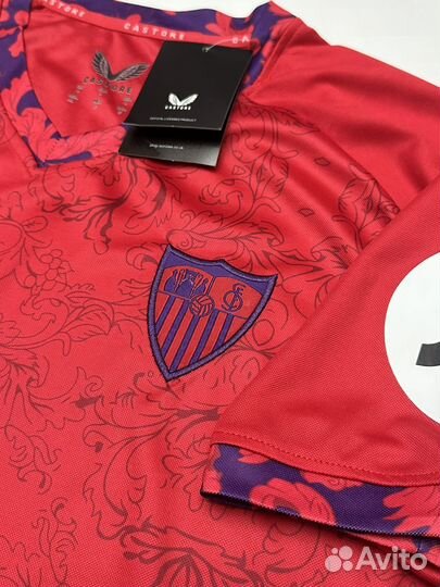 Футболка Севилья Гостевая 24/25 патч Ла Лиги L