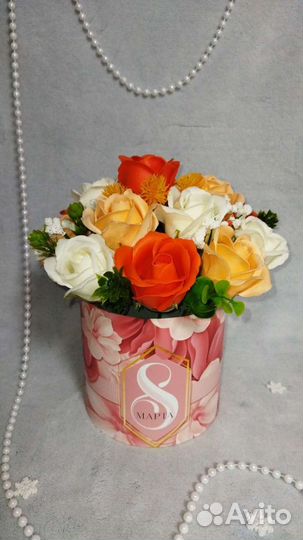 Букет цветов из мыла