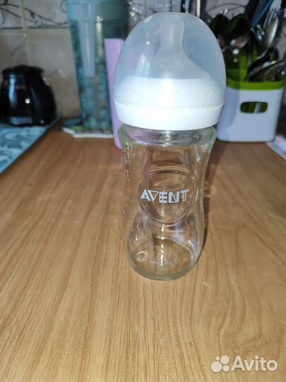 Бутылочки avent natural стекло