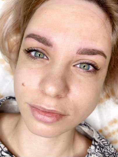 Микроблейдинг бровей, перманент, волосковая техник