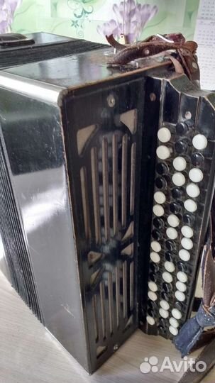 Баян СССР трехрядный старый