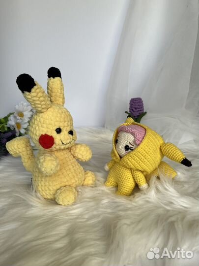 Вязаные игрушки куклы