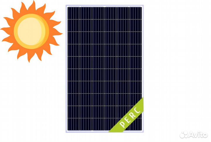 Солнечная панель Sila 280Вт (24В) 5BB perc М