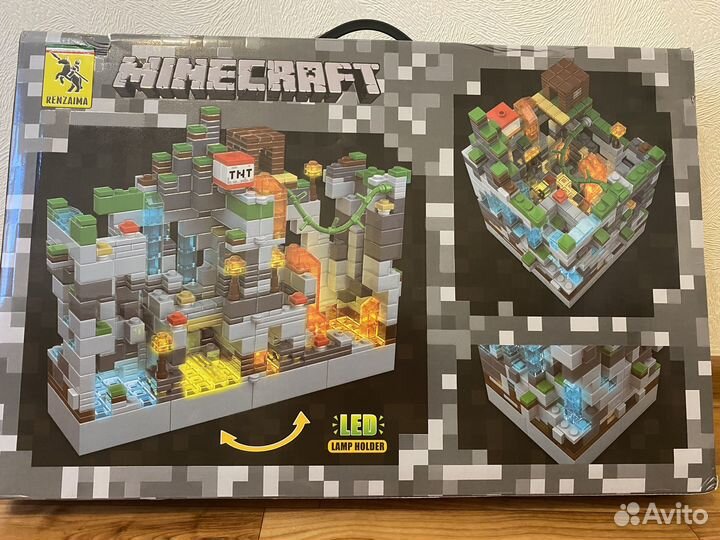 Конструктор майнкрафт светящийся