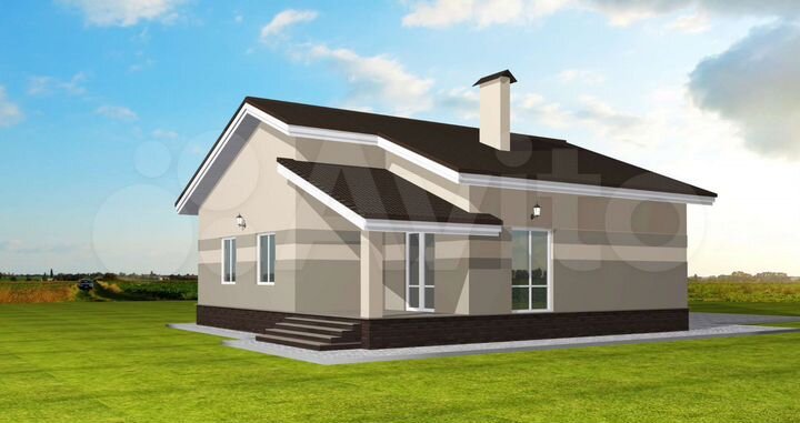 Дом 160 м² на участке 7,5 сот.