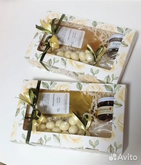 Подарки с чаем и сладостями