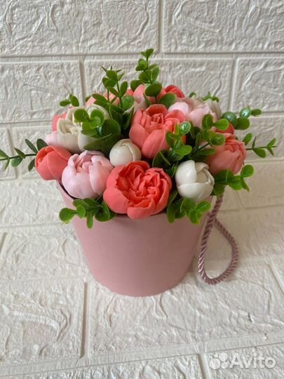 Пионы из мыла