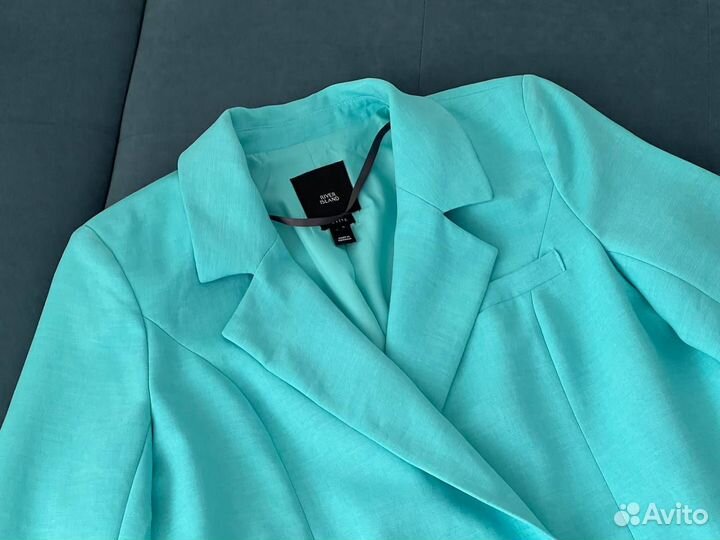 Пиджак бирюзовый S 42 44 р