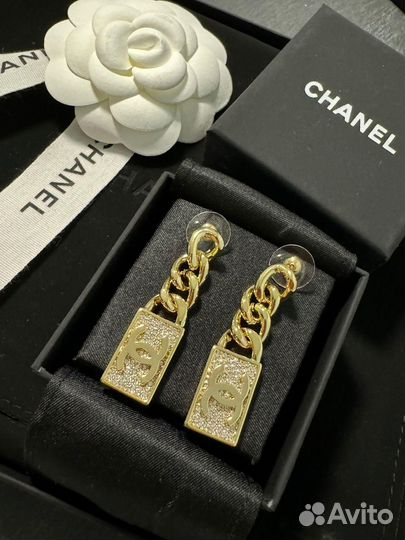 Серьги chanel