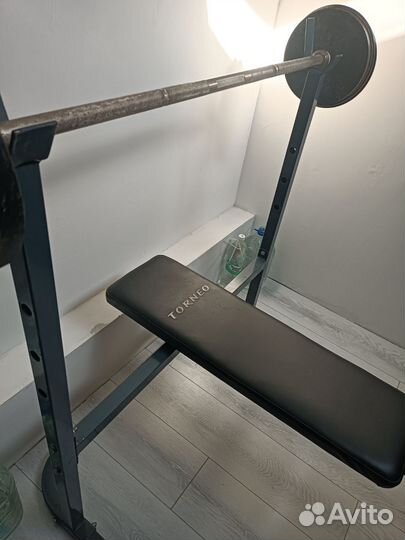 Скамья для жима лежа со стойками