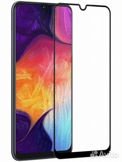 Защитное стекло 5D с полной проклейкой на Samsung