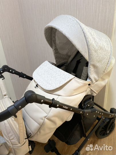Коляска 2 в 1 эко кожа