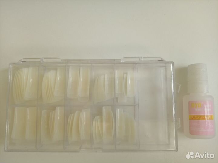 Накладные ногти + клей