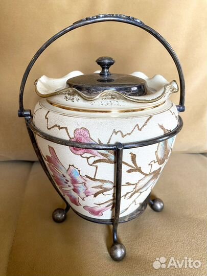 Бисквитница Конфетница Фарфор