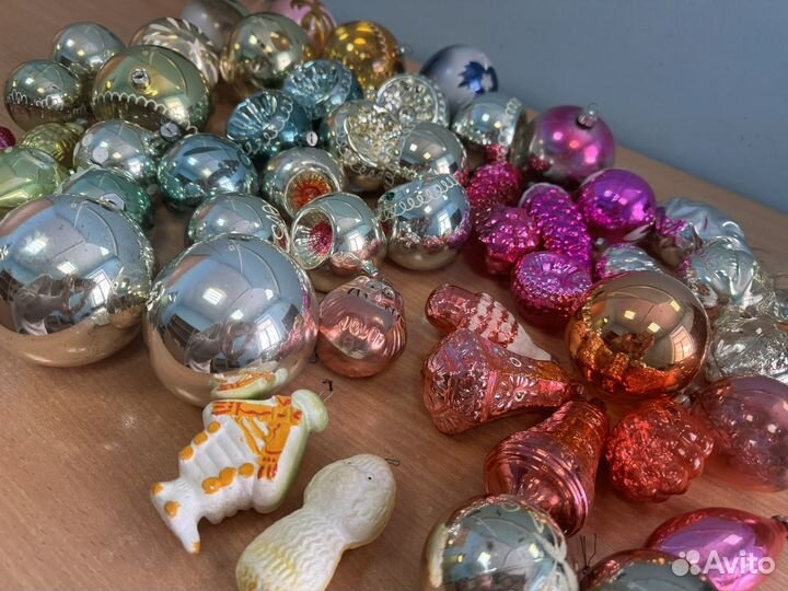 Елочные игрушки СССР винтаж ретро советские