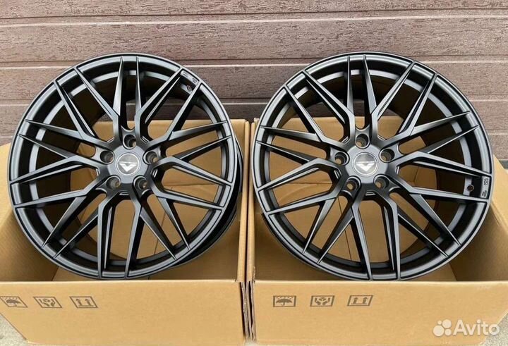 Диски Vorsteiner VF107 R19 5*112 чёрный матовый