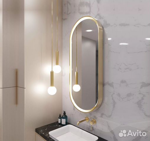 Зеркало в раме капсула Christine