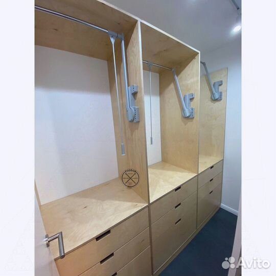 Гардеробная на заказ от производителя