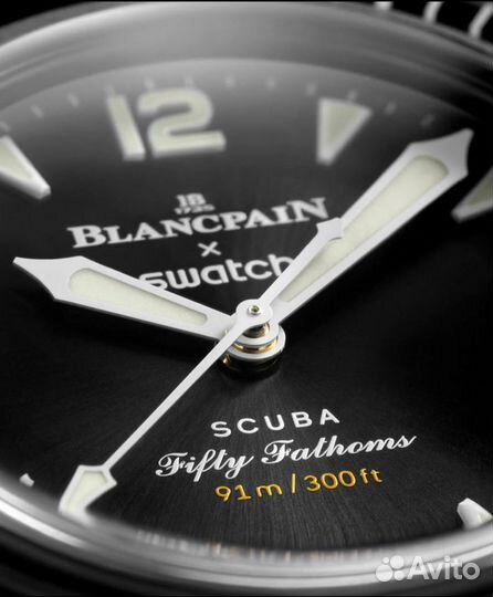 Часы Swatch x Blancpain Ocean of storms