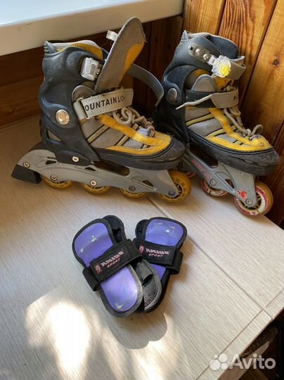 Роликовые коньки 34-37 универсальные