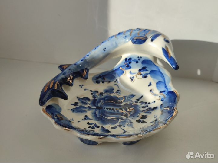 Икорница гжель щука