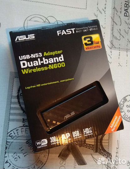 Wifi адаптер Asus usb-n53
