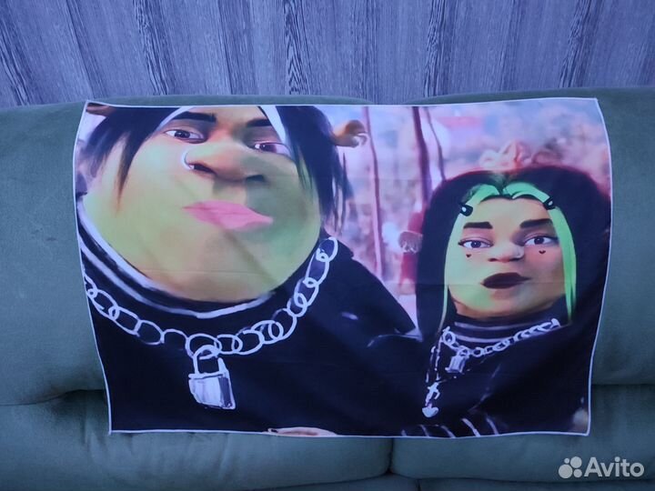 Гобелен плакат на стену шрек