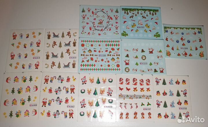 Наклейки и слайдеры для ногтей