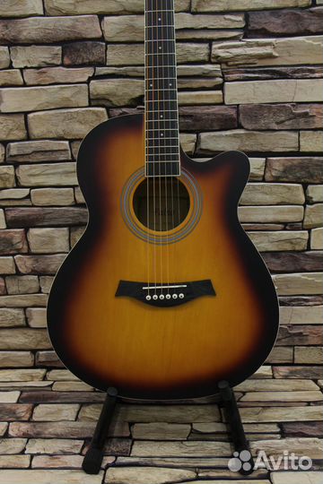 Огненная акустическая гитара fabio