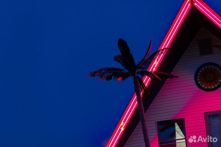 Гибкий Неон 220В 8*16мм