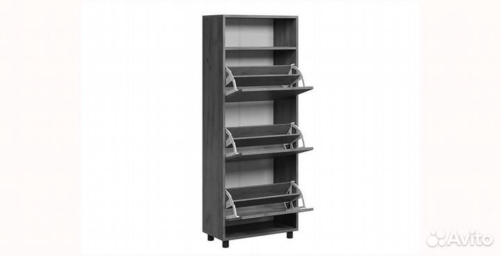 Обувница 3-х дверная «Манхеттен»