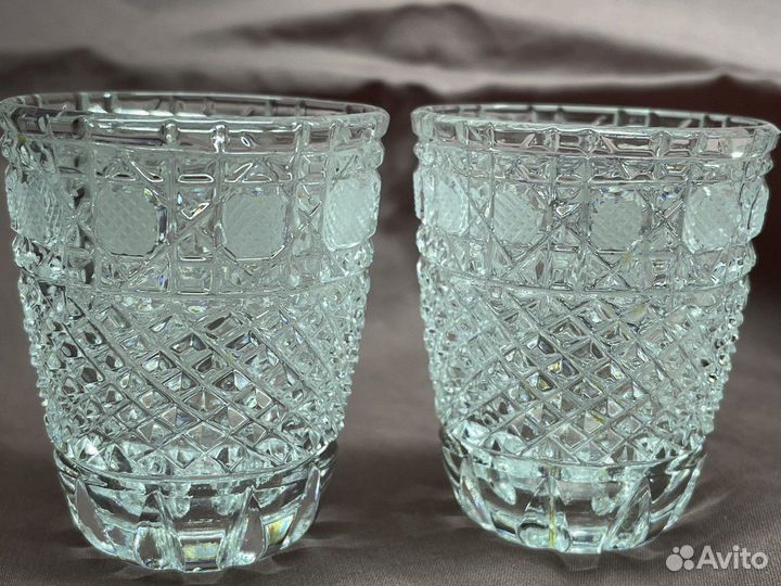 Стопки хрустальные СССР 2 штуки