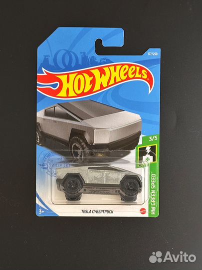 Hot Wheels Tesla CuberTruck / Green Speed